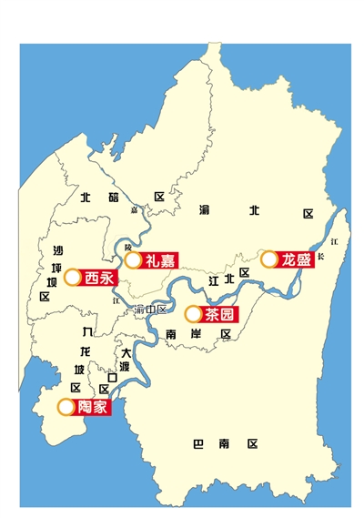 主城将推五个新商圈 龙盛商圈民国街成关注焦点