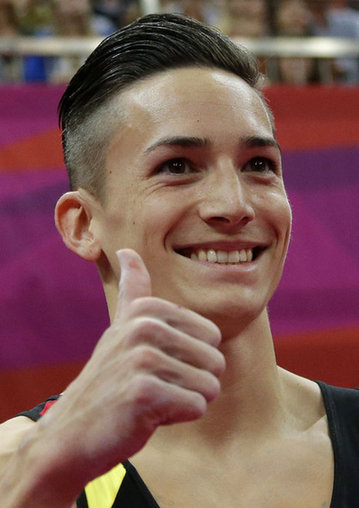 德国帅哥马塞尔-阮获得银牌