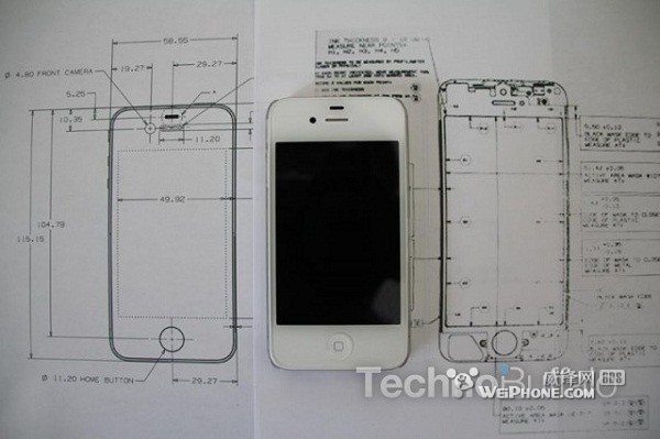 iPhone 4s尺寸图片