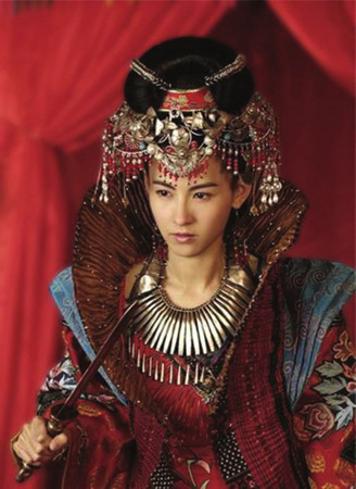 张柏芝:失敬,人家可是怀揣心事拍的《杨门女将》.(设计台词)