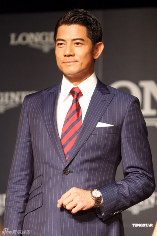 组图:郭富城染黑发代言名表 避谈七夕_音乐频道_凤凰网