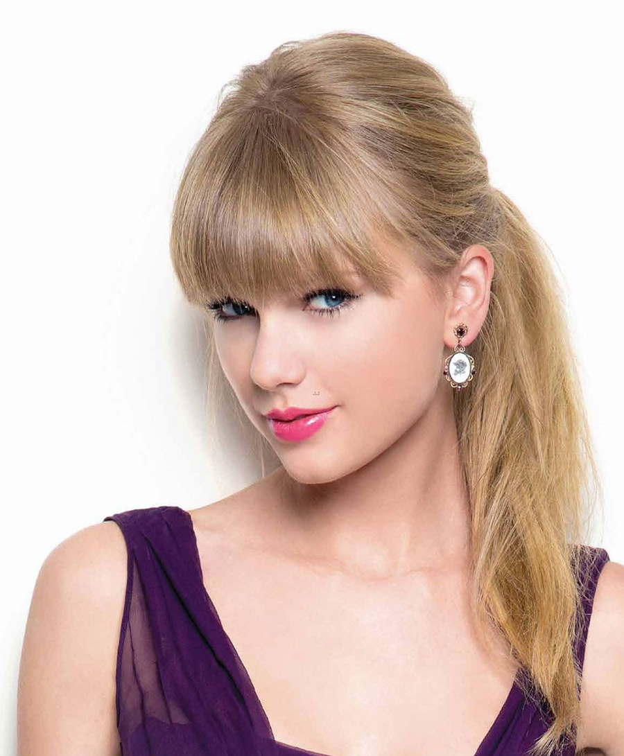 泰勒斯韦福特小清新风登杂志封面大谈幸福生活