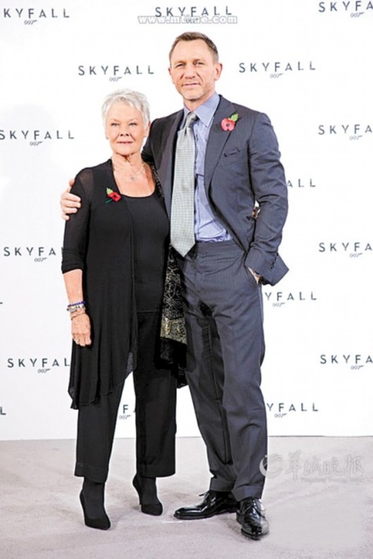 丹尼尔克雷格最爱的邦女郎是m夫人