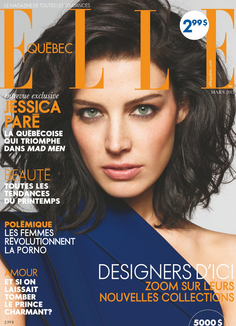 加拿大女星杰西卡帕尔登杂志封面展露超模身材