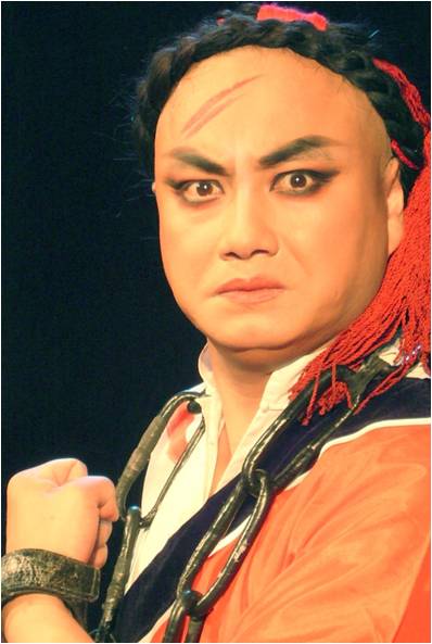 京剧《主仆奇冤》中扮演杨乃武