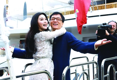 绝地逃亡戛纳启动范冰冰熊抱成龙